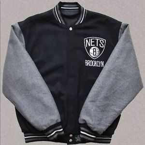 Brooklyn Nets Reversible Varsity Jacket (Size M)